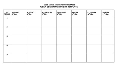 printable revision calendar month calendar printable