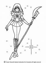 Sailor Saturn Coloring sketch template
