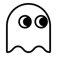pac man ghost icon  png svg  noun project