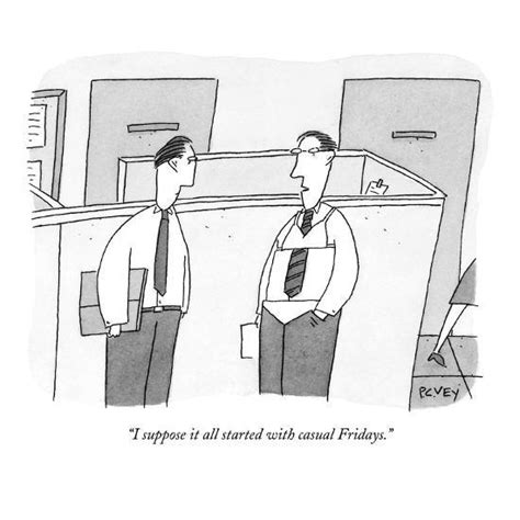 i suppose it all started with casual fridays new yorker cartoon premium giclee print by
