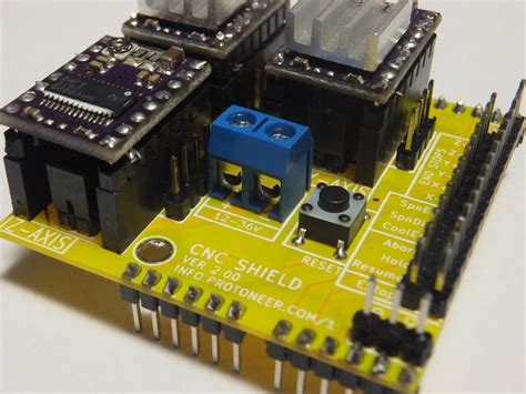 arduino cnc shield   power connector protoneerconz