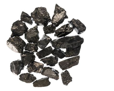 coal stone  white isolated stock image image  chunk charcoal