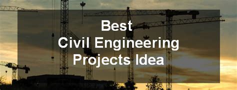 civil engineering project topics  ideas