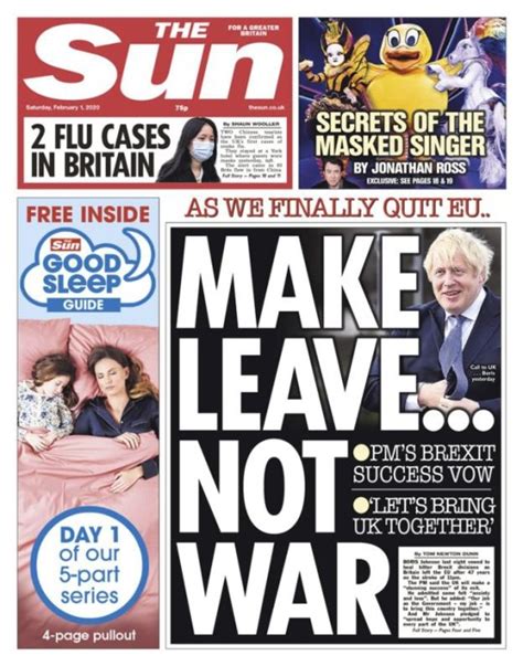 brexit   newspapers marked  historic day metro news