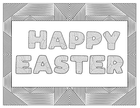 printable easter coloring sheets paper trail design