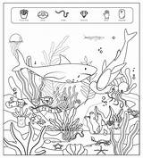 Hidden Printable Coloring Pages Find Easy Highlights Object Printables Search Puzzles Print Highlight Printablee Via sketch template