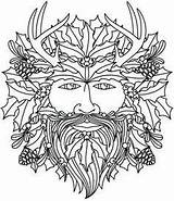 Wiccan Pagan Yule Wicca Holly Witchcraft Burning sketch template