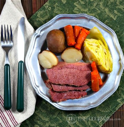 simple corned beef cabbage slow cooked recipe