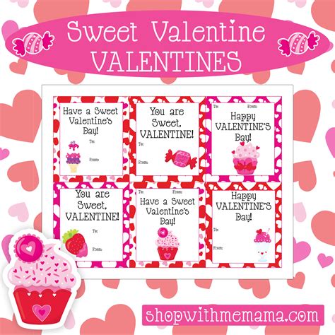 sweet   valentines day printables