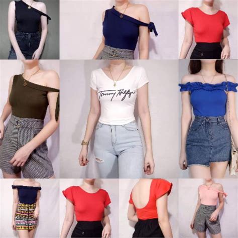 Assorted Tops 35 Each Shopee Philippines