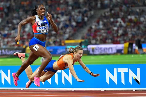 World Champs Mixed 4x4 — Fab U S Finish Yields Wr Track And Field News