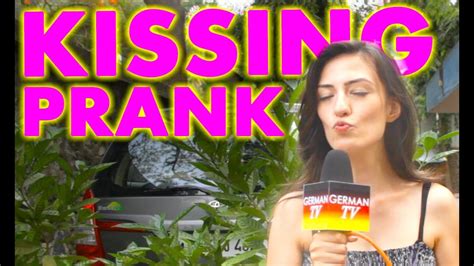 kissing prank by a girl gone wrong youtube