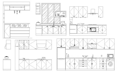 Kitchen Elevation Detail Dwg