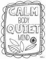 Coloring Mindfulness Pages Mindful Sheets Health School Counselor Happy Pdf Click Wellness sketch template