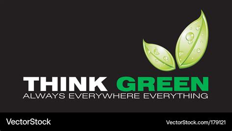 green logo royalty  vector image vectorstock