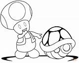 Mario Toad Coloring Pages Kart Shell Super Green Coloriage Wii Printable Drawing Bros Toadette Color Luigi Peach Paper Supercoloring Shells sketch template