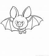 Bat Coloring Pages Vampire Kids Preschool Getcolorings Animal Color Batgirl sketch template