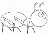 Fourmi Coloring Coloriage Ant Ants Pages Imprimer Dessin La Colorier Color Dessins Kids Printable Ws sketch template