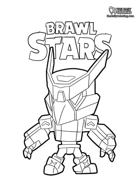 brawl stars coloring pages  daily coloring