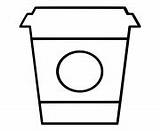 Starbucks Pages Coloring Cup Circle Ultra Printable sketch template