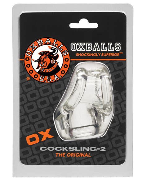 oxballs cocksling 2 0 clear for sale online ebay