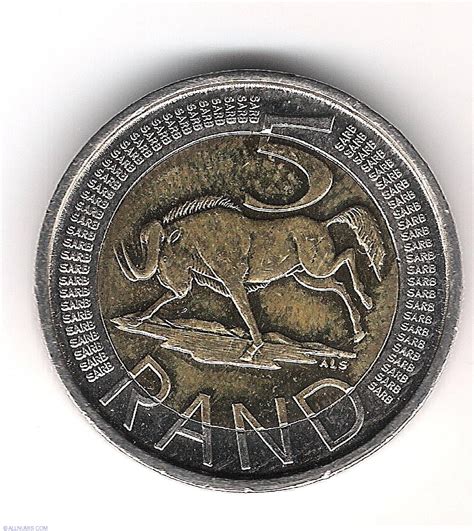 rand  republic  present south africa coin