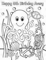 Coloring Pages Scene Underwater Library Clipart Sea Under Colouring Kindergarten Worksheet sketch template