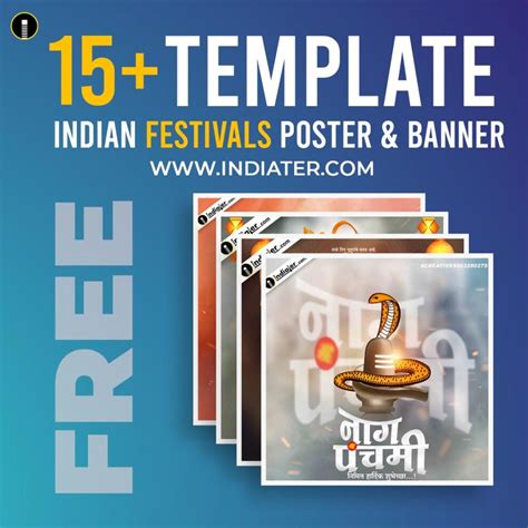 indian festival poster banner psd template design indiater