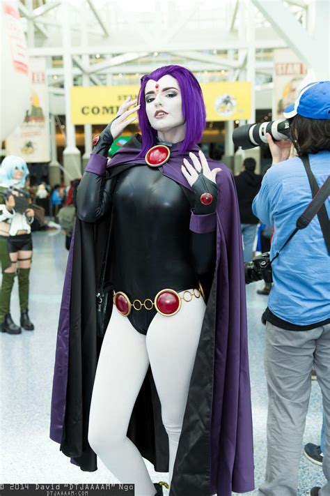 character raven from dc comics teen titans cosplayer abby normal cosplay photo david