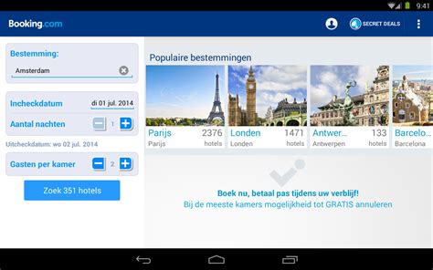 bookingcom hotelreserveringen android apps op google play