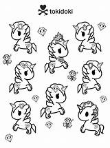 Tokidoki Unicorno Gems Dibujos sketch template