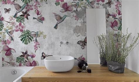choose bathroom wallpaper types pros  cons design ideas