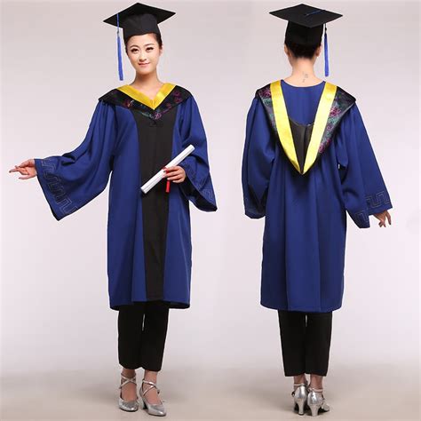 Master S Degree Gown Bachelor Costume And Cap University Graduates