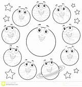 Solar System Coloring Pages Pdf Planets Sheet Getcolorings Getdrawings Color sketch template