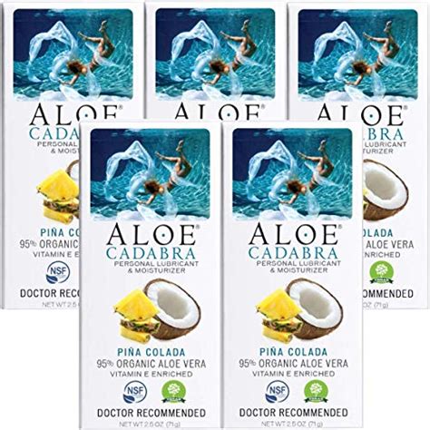 aloe cadabra organic personal lube flavored peppermint best natural