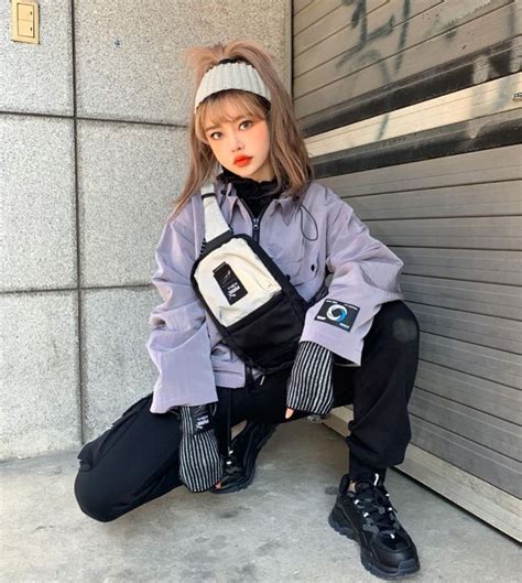 instagram 💫 hyeji al ulzzang fashion edgy outfits girl swag