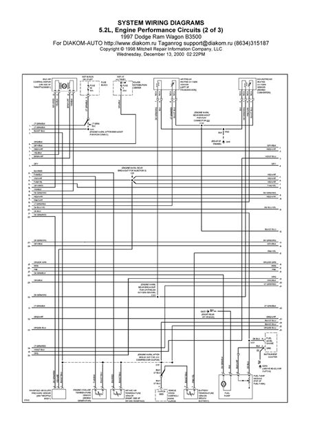 radio wiring diagram  dodge ram