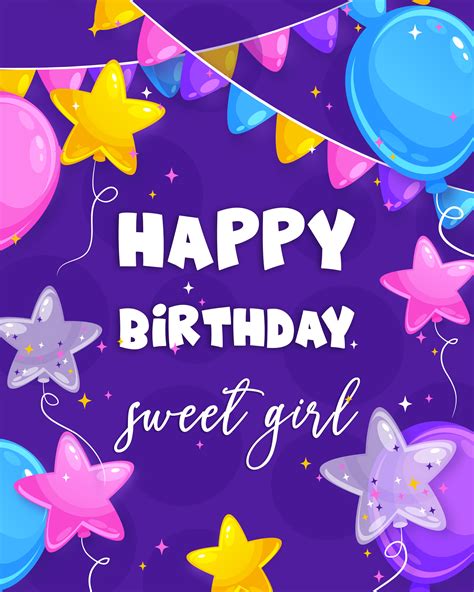 happy birthday images   girl