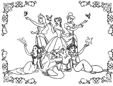 disney princesses   coloring pages coloring pages