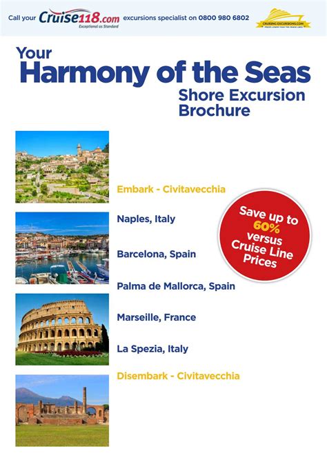 harmony   seas excursion brochure rome  wth uk  issuu