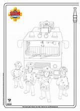 Fireman Coloring Pages Sam Colouring Firemansam Birthday Kids sketch template
