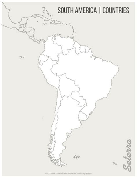 blank physical map of south america pdf