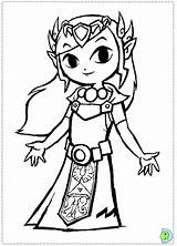 Coloring Zelda Legend Pages Princess Waker Wind Printable Print Color Colouring Book Dinokids Kids Clip Library Getdrawings Clipart Comments Close sketch template