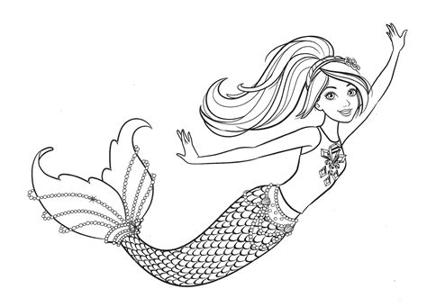 barbie mermaid coloring page   mermaid coloring pages mermaid