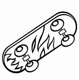 Skateboard Coloring Pages Print sketch template