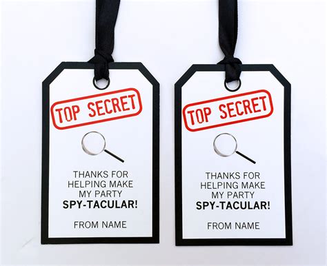 Secret Agent Birthday Party Invitations Spy Party Ideas