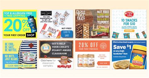 coupons page huge discounts   favorite   products snacksafelycom