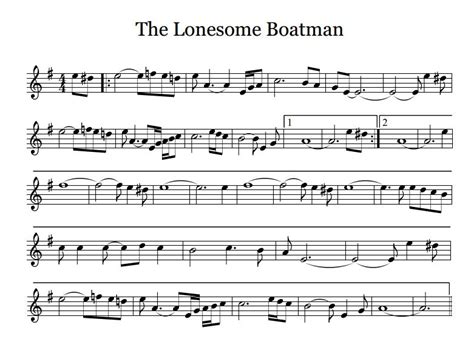 How To Play The Lonesome Boatman On Tin Whistle Whistleaway