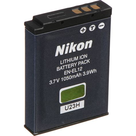 nikon en el rechargeable lithium ion battery  bh photo