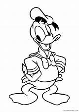 Donald Pages Duck Coloring Coloring4free Printable sketch template